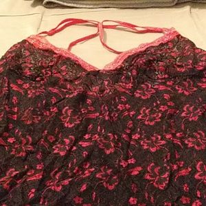 Womens lace nylon sleepware